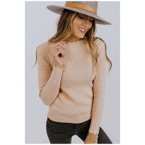 PREOWNED ROOLEE Zella Knit Sweater Size Large